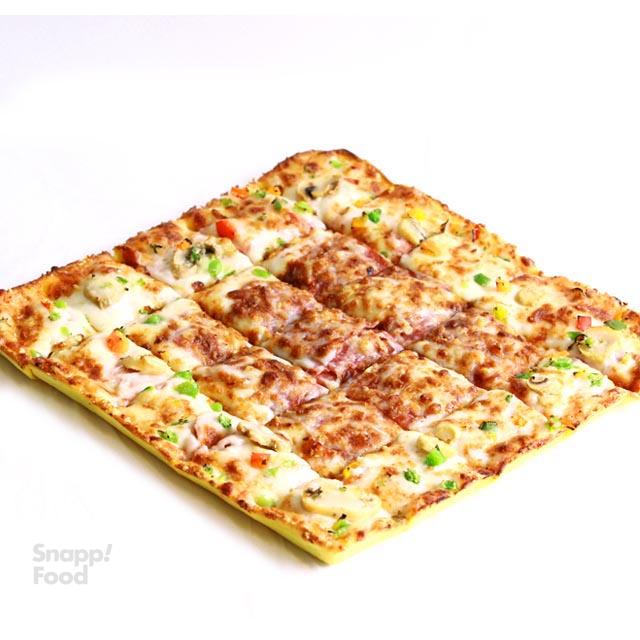 پیتزا پلاس ژامبون استیک جامبو سایز