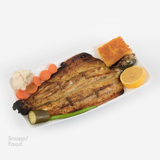 خوراک ماهی قزل آلا (کبابی)
