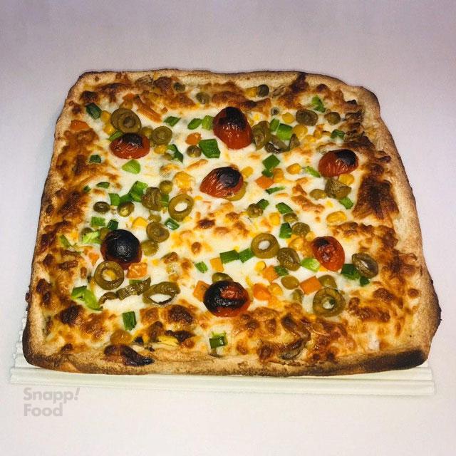 پیتزا آمریکایی سبزیجات (۲۶ سانتی متر)