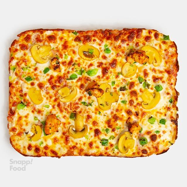 پیتزا مرغ و سبزیجات آمریکایی (خانواده)