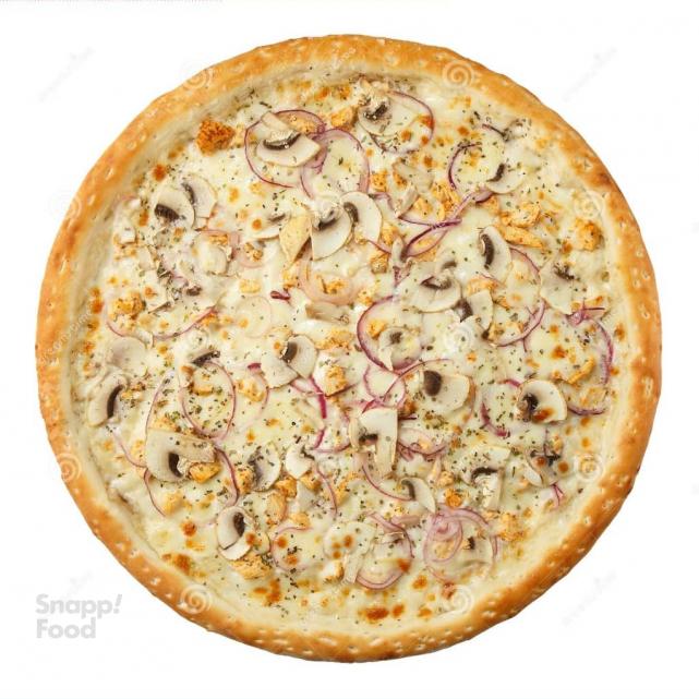 پیتزا قارچ و پنیر ایتالیایی (دو نفره)