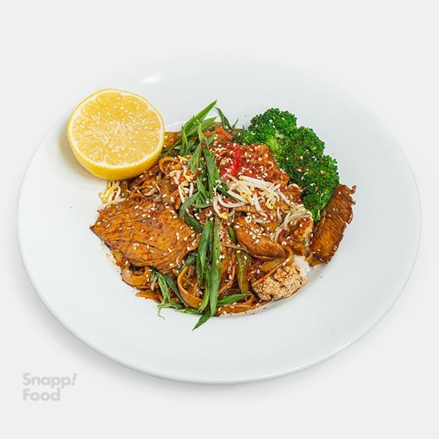 چیلی نودل ژاپنی مرغ