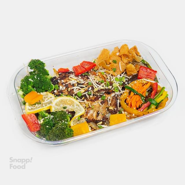 ماهی قزل آلا گریل شده