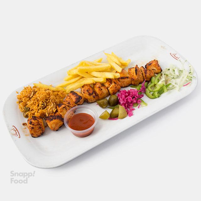 خوراک جوجه کباب عربی