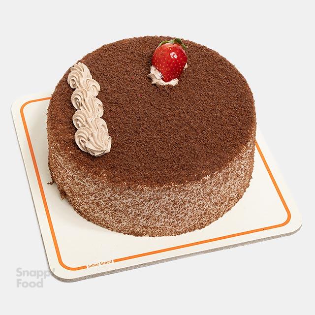 کیک ساده شکلاتی