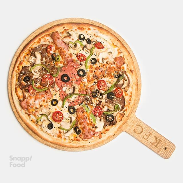 پیتزا مخصوص ایتالیایی (دو نفره)