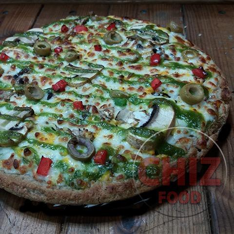 پیتزا پستوی سبزیجات