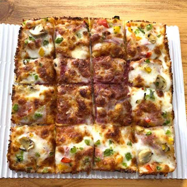 پیتزا پلاس ژامبون استیک