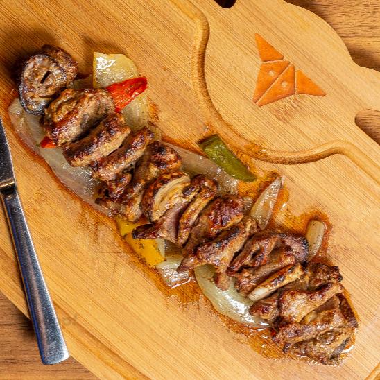 خامه استیک (ورقههای گوشت مرینیت شده)(Şaşlık)