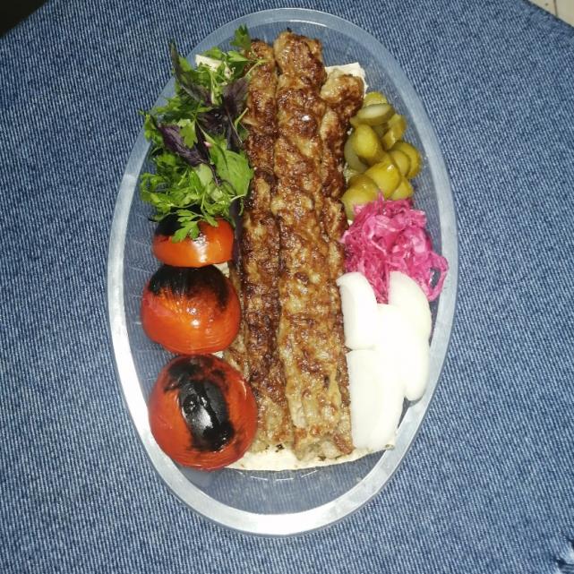 خوراک کباب 5سیخه