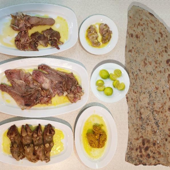 یک دست کله پاچه کامل گوسفندی