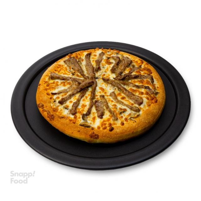 پیتزا قارچ و گوشت (آمریکایی)