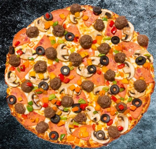 پیتزا پپرونی ساسج