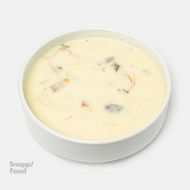 سوپ جو وگان (با شیر غیر لبنی)