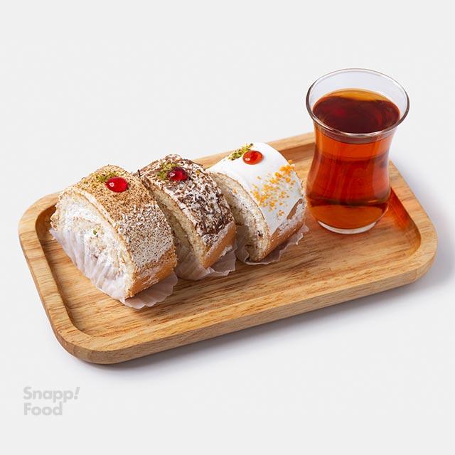 شیرینی رولت ساده