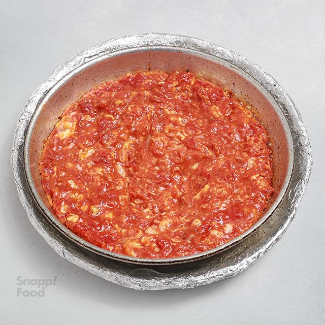 املت گوجه یک نفره