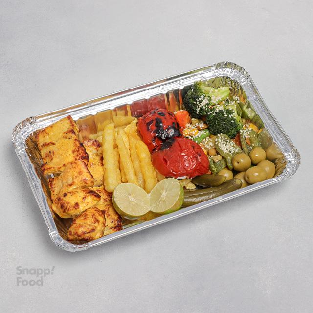 خوراک جوجه کباب سینه