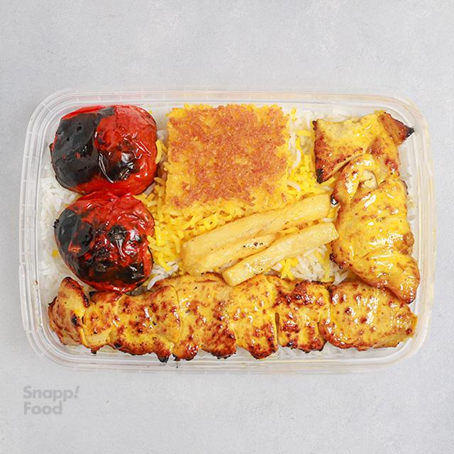 چلو جوجه کباب