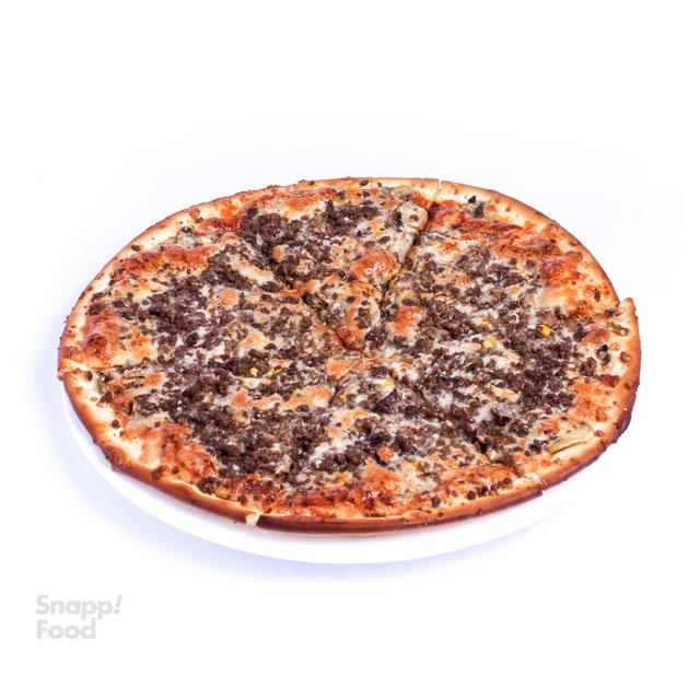 پیتزا قارچ و گوشت ایتالیایی