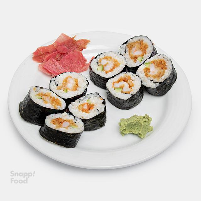 سوشی میگوی تمپورا (۸ تیکه)