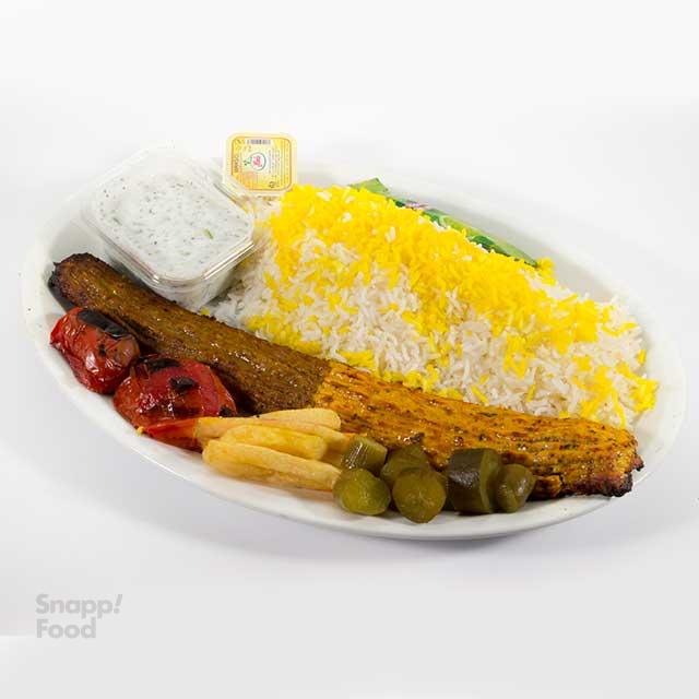 چلو کباب مخصوص نون و ماست