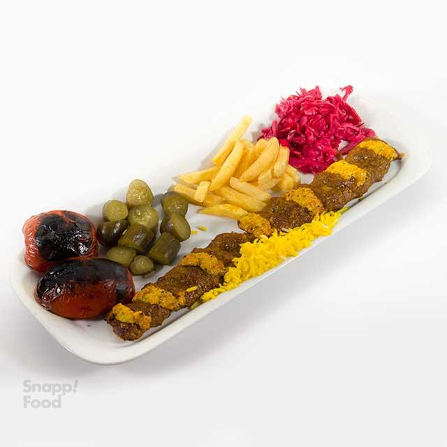 خوراک کباب نگین دار