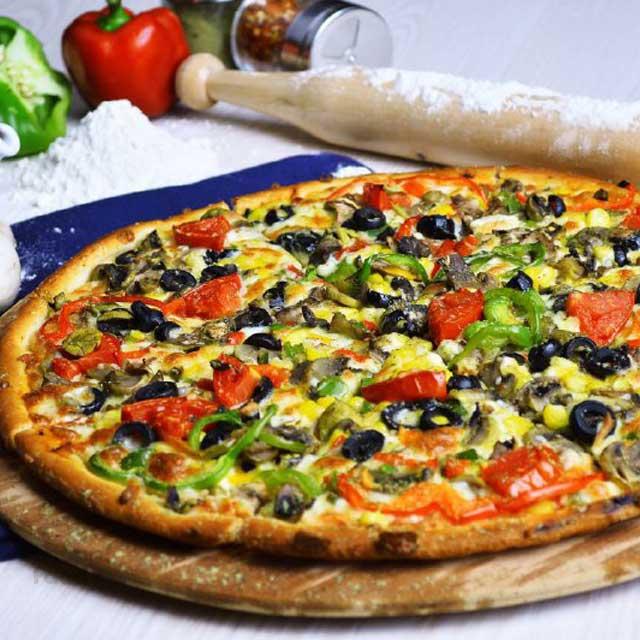 پیتزا میلانو سبزیجات (آمریکایی)